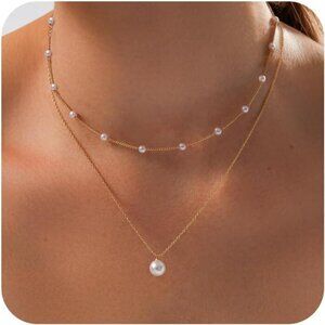 Jewelry Satellite Set Women Dainty Pearl Choker Earrings Bracelet Wedding Gift